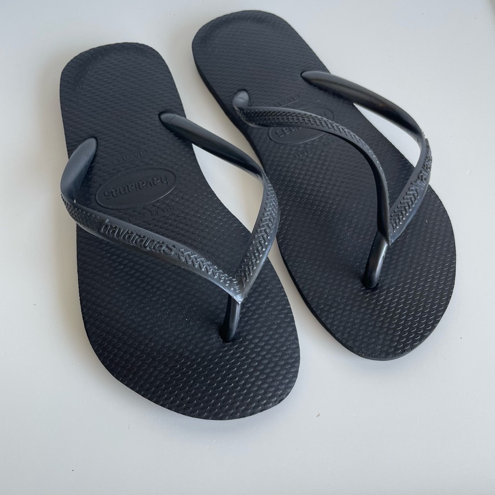 Havaianas Sleek Black Sandals